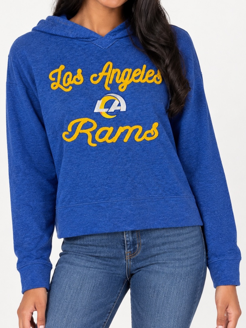 Los Angeles Rams Blue Lightweight Hoodie